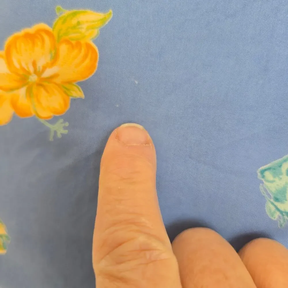 Vintage April Cornell Pillow Cover Insert Blue Yellow Fish Floral Cottagecore